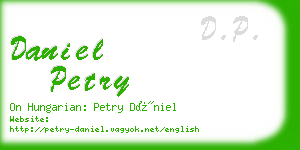 daniel petry business card